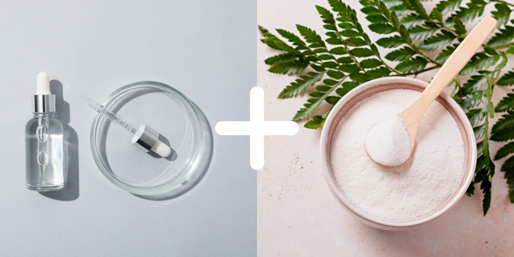 hyaluronic acid + collagen